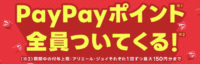 PayPayポイント全員ついてくる！キャンペーン