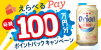 えらべるPay総計100万円分ポイントバックキャンペーン